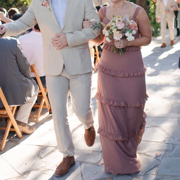 Revelry Sloane Chiffon Dress - Picture 3 of 5